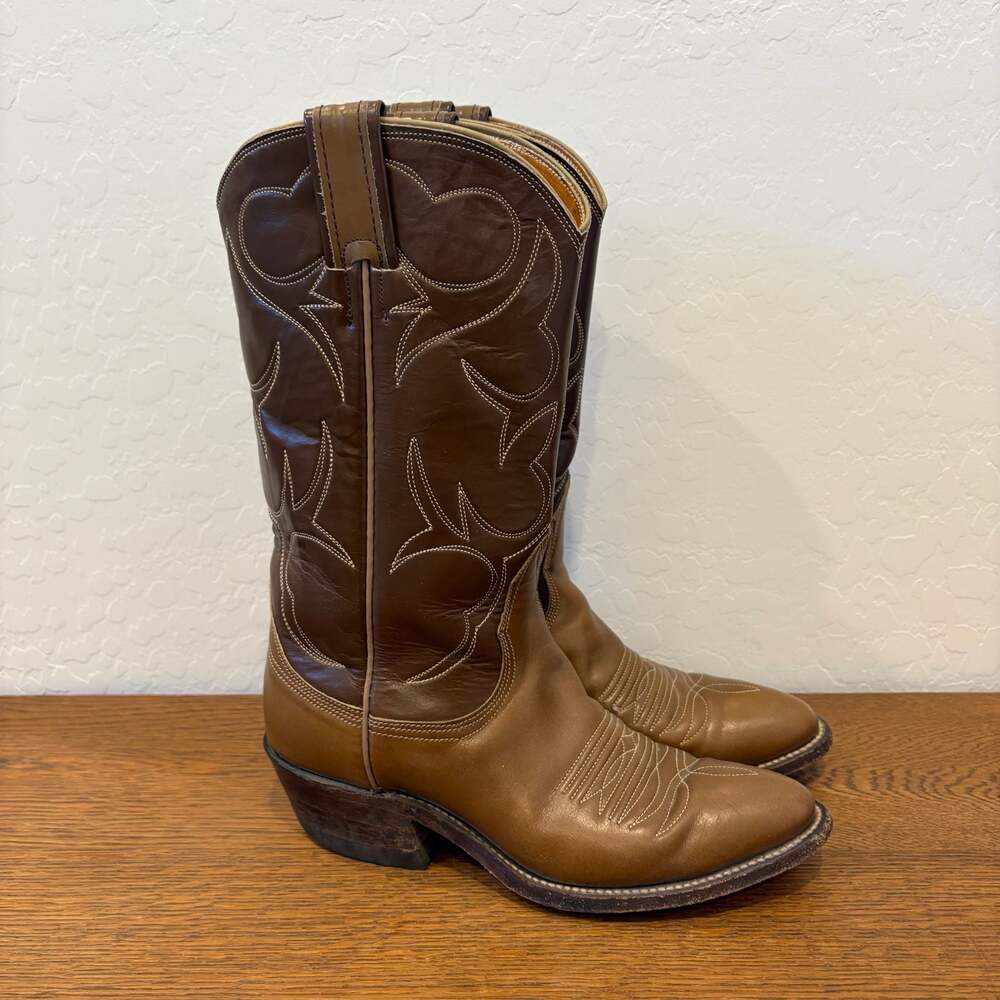 Nocona Boots Women's Brown Leather Western Cowboy Boots Size 4.5